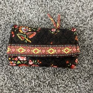 Fabric small wallet/crossbody